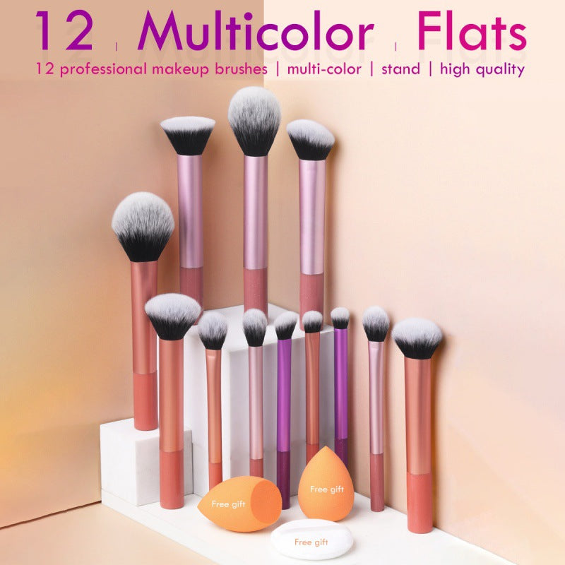 Long Tube Brush Blush Shadow Short Makeup Brushes Accessories