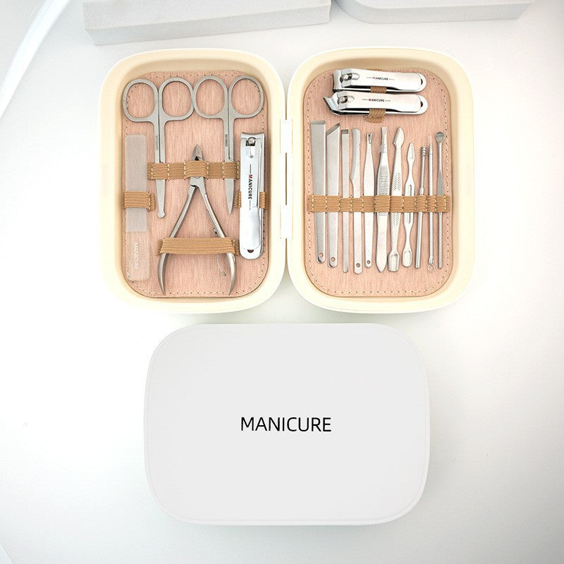 Kit de manucure Clippers Suit avec ensemble d'outils pour les ongles