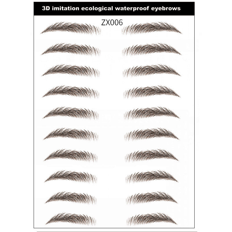 Imitation Ecological Eyebrow Stencil Thick Korean Makeup Accessories