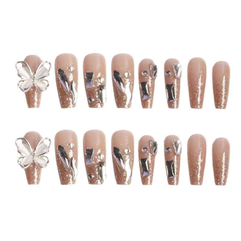 Nail Art Papillon Sense Diamond In The Debris