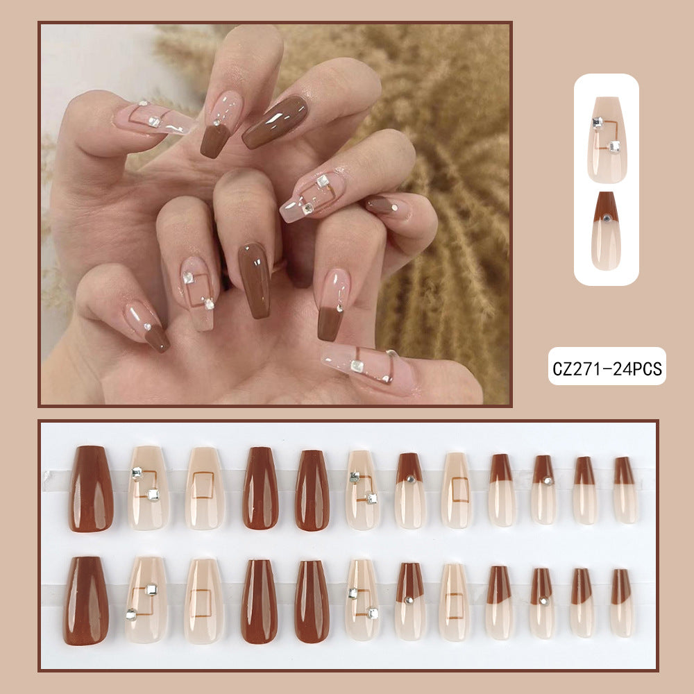 Pièce de beauté longue et faite à la main en forme de papillon pour nail art