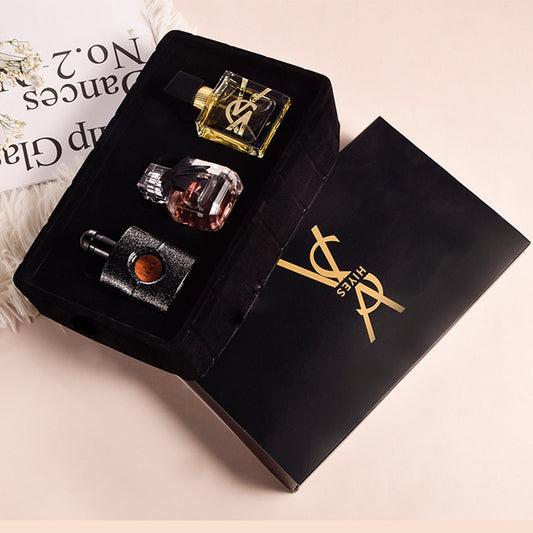 Women's Gift Box Three-piece Lasting Reverse Black Ya Women's Fragrances