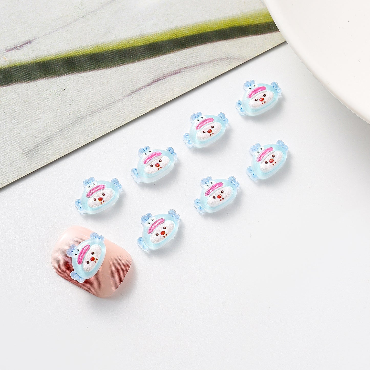 Cartoon Ornament Cute Stereo Stitch Anime Nail Care Nail Art