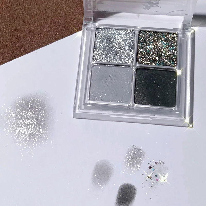 Smoky Four-color Plate Super Hot Shimmering Eyeshadow