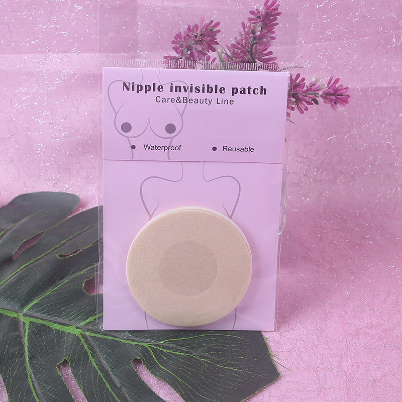 Women's & Men's Disposable Nipple Paste Chest Breathable Fabric Coverage Stick Makeup Accessories