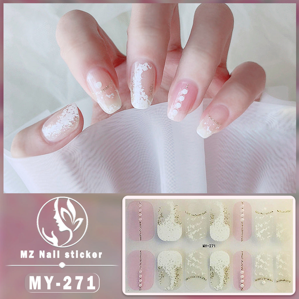 Autocollants pour ongles en gel à motif papillon tridimensionnel