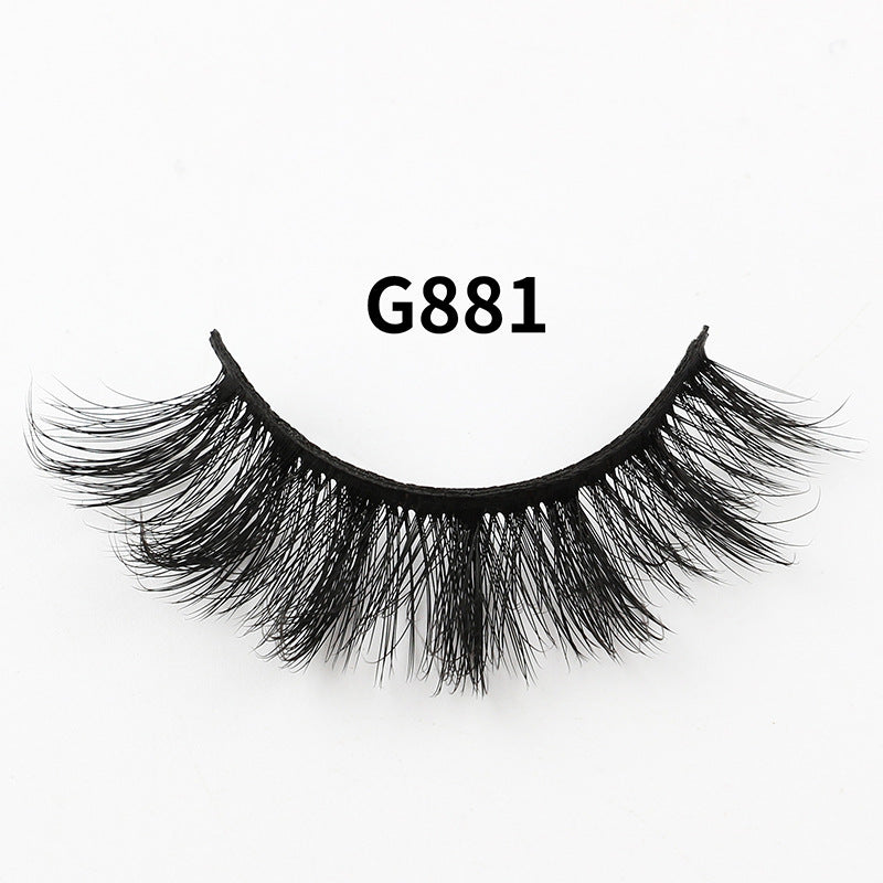 Russian Eyelashes Curling Large Curl Volume Pairs Natural False Lashes