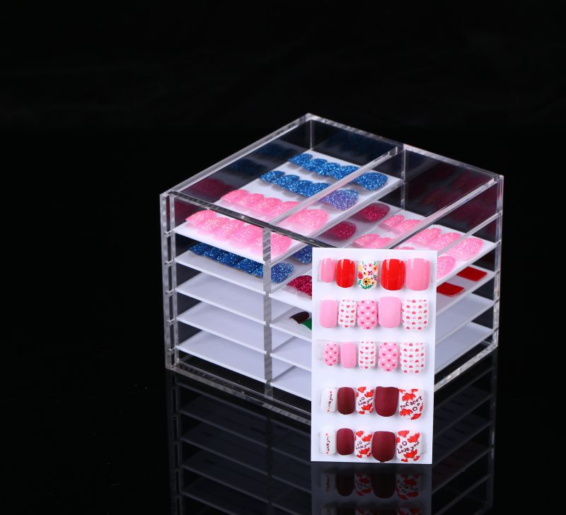 Handmade Wear Display Box Deposit Transparent Makeup Accessories