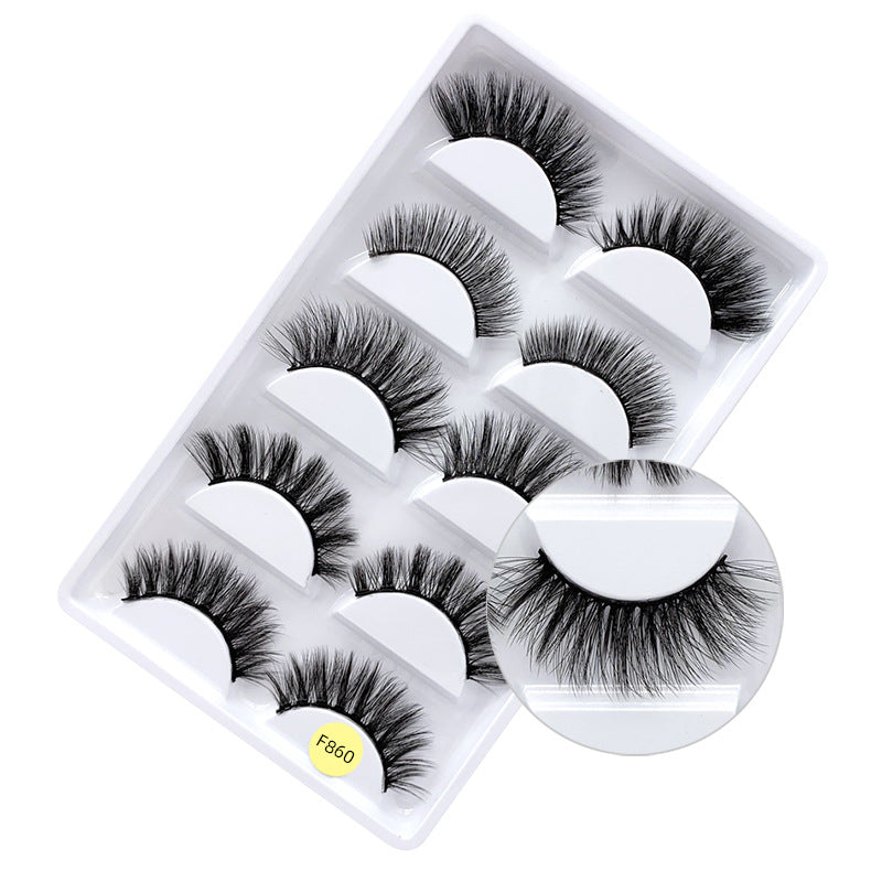 Eyelashes Natural Thick Pairs Mixed Eyelash False Lashes