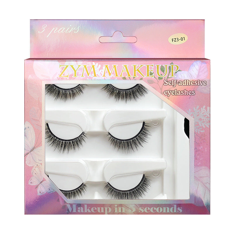 Self-adhesive Eyelashes Multiple Options Novice Adhesive False Lashes