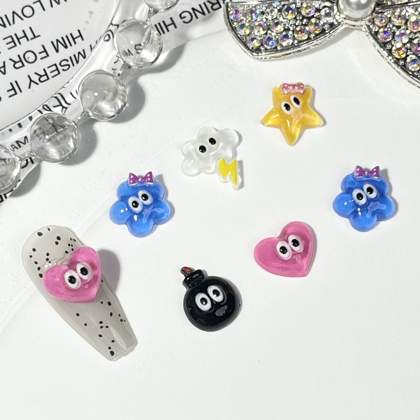 Cute Mini Jelly No Point Cartoon Nail Care Nail Art