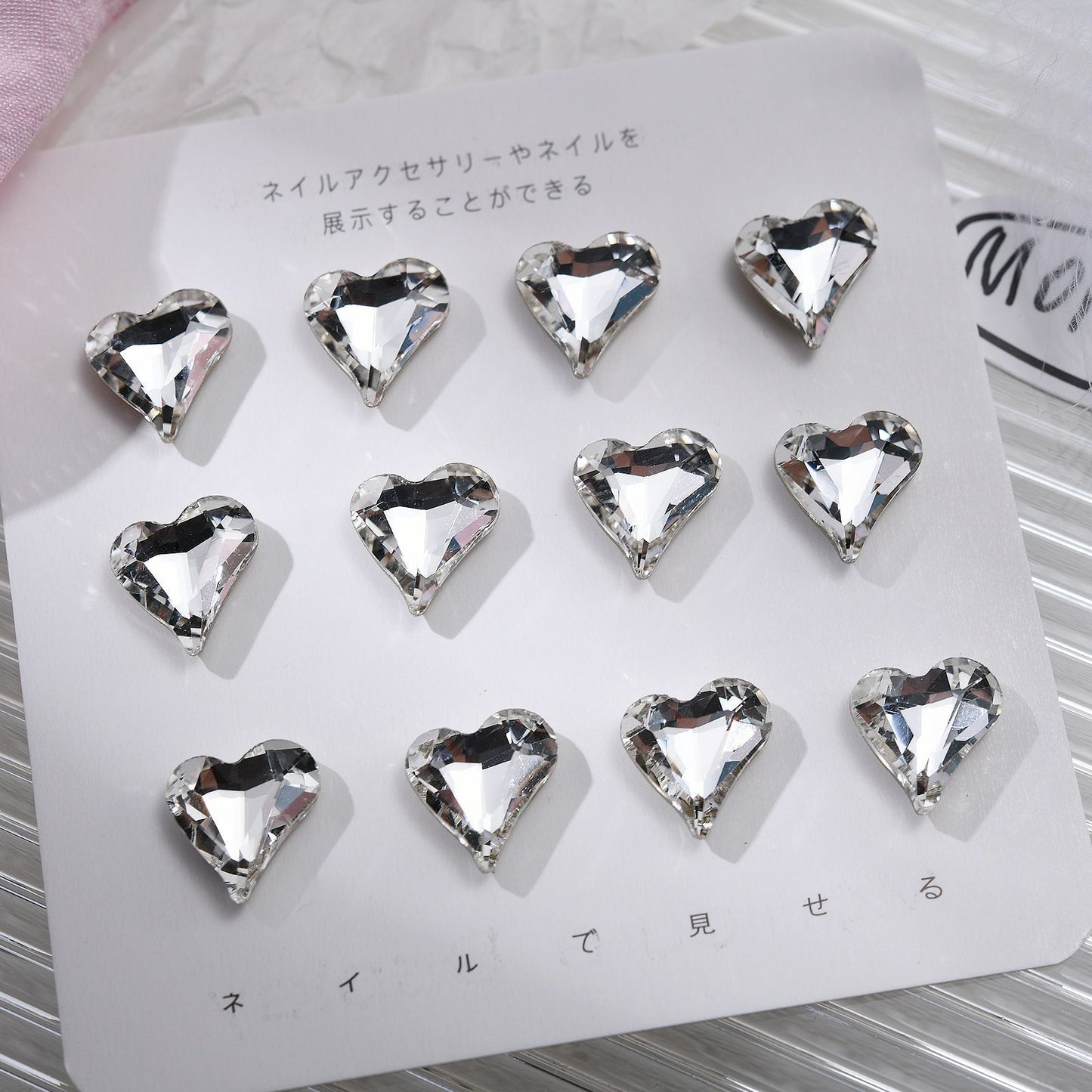 Flash Three-dimensional Shaped Pointed Bottom Crooked Nail Care Nail Art