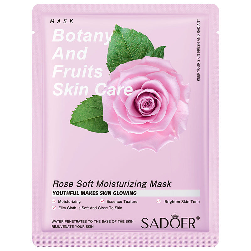 Masque aux fruits anglais Avocat Rose Soin hydratant pour le visage