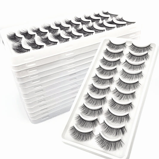 Eyelashes Natural Short Thin For Affordable Three-dimensional False Lashes