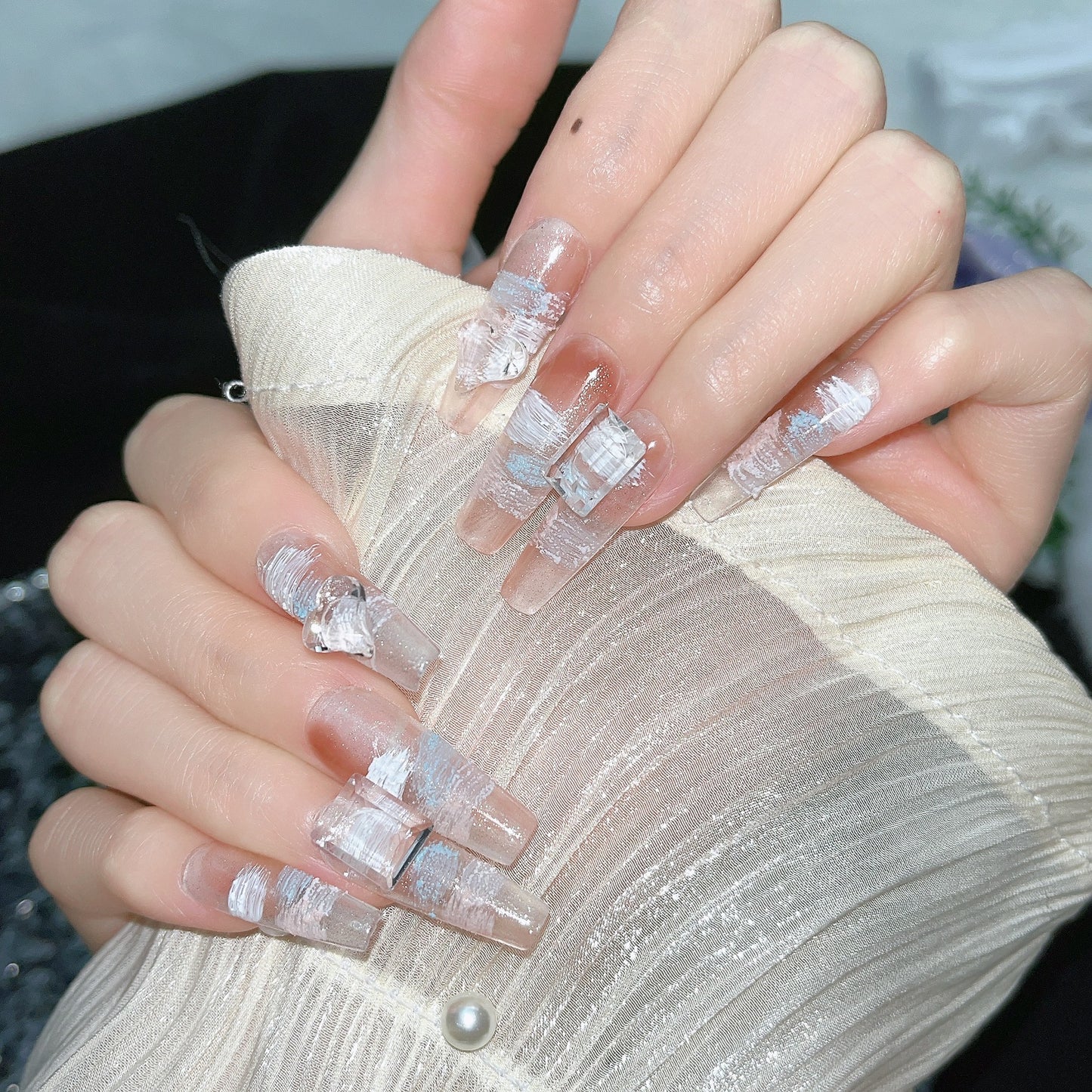 Blooming Iti Handmade Wear Boutique Straight Nail Stickers