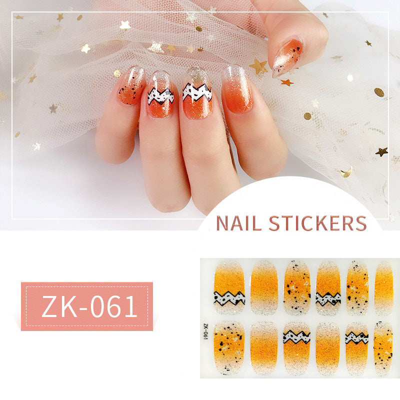 Finger Full Oil Film Manicure Implement Nail Stickers