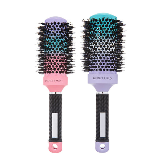 Brosses et peignes à cheveux emmêlés résistants à la température de la série Curly Cylinder Styling