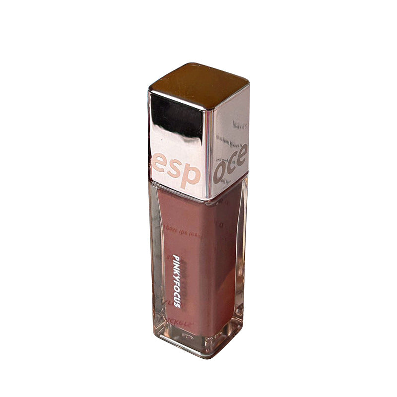 Fond de teint Cube Mirror Lacquer Hydratant longue durée Sans brillant à lèvres