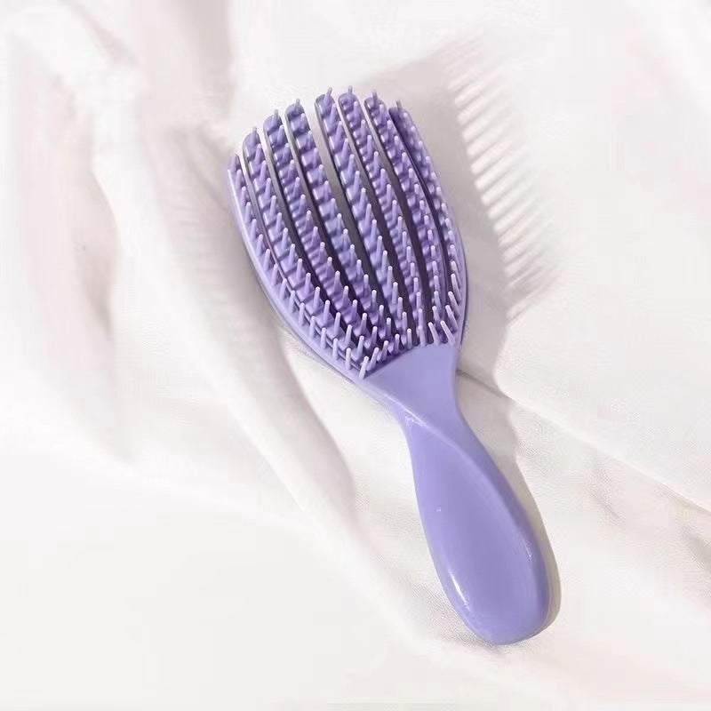 Coquille creuse forme moelleuse coiffure massage méridien pour brosses et peignes à cheveux