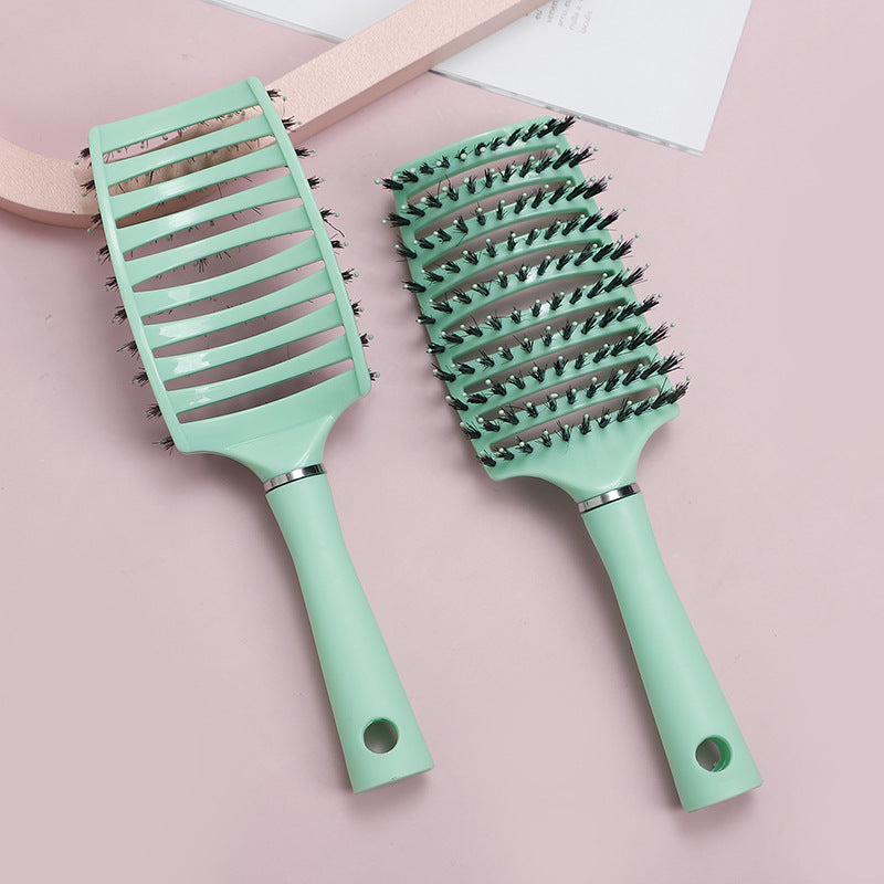 Women's Hairdressing Fluffy Curly Styling Mane Arc Hair Brushes & Combs