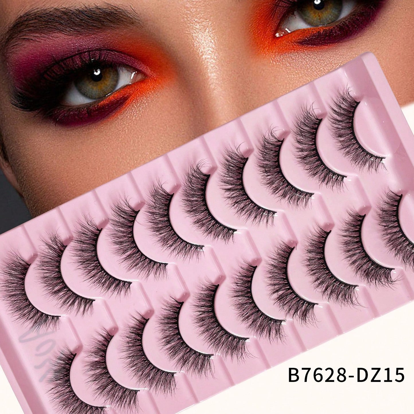 Artificial Mink Simulation One-piece Curling Exaggerated Thick False Lashes