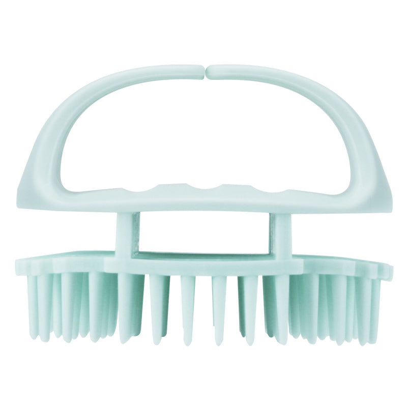 Brosse de massage sèche pour cuir chevelu Nettoyage des brosses et peignes à cheveux creux