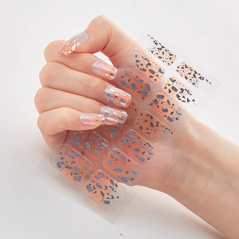 Source Technology Laser Gilding Full Priority Nail Stickers