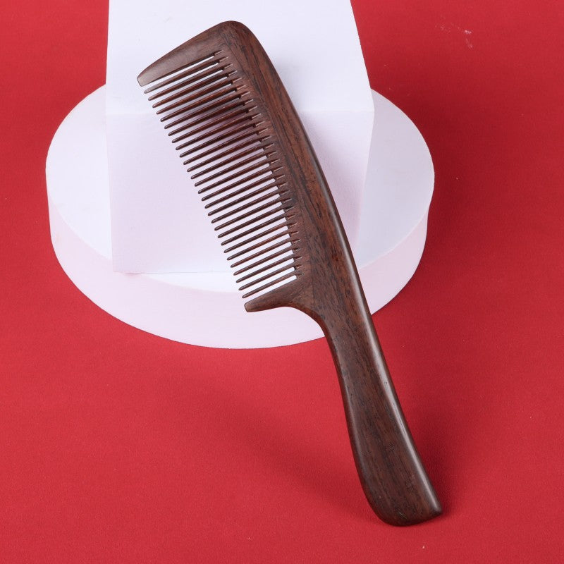 Brosse à cheveux en ébène cm pour modelage de coiffure, manche en boule, brosses et peignes pour cheveux fins