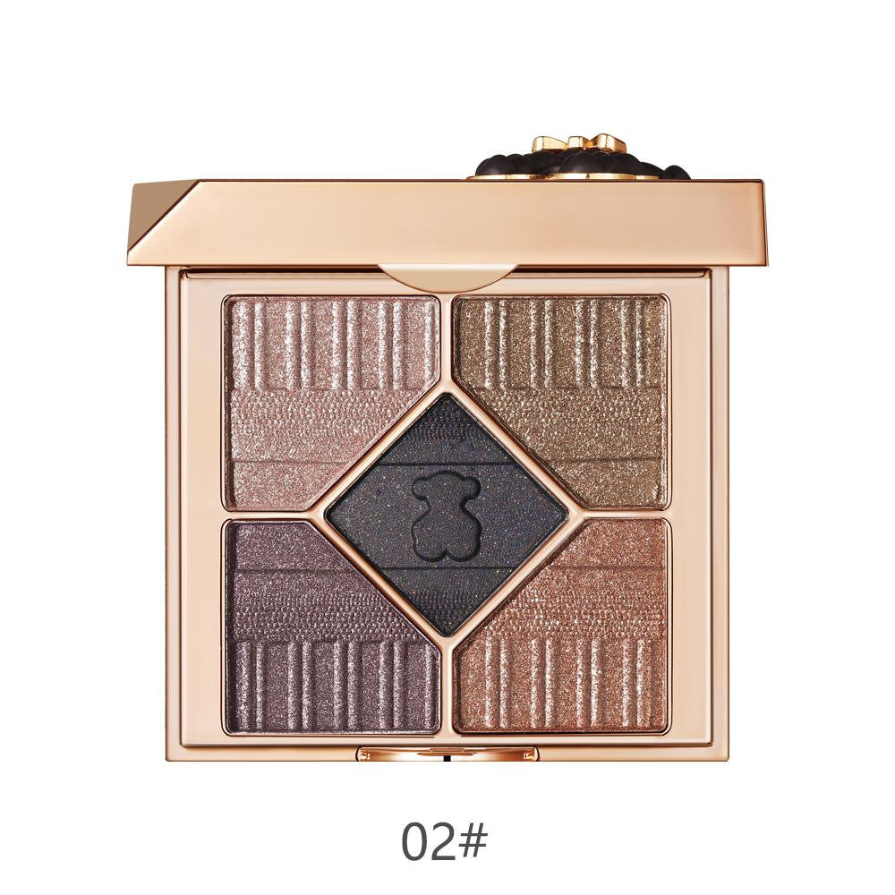 Bear Five Palace Plaid Shadow Matte Eyeshadow