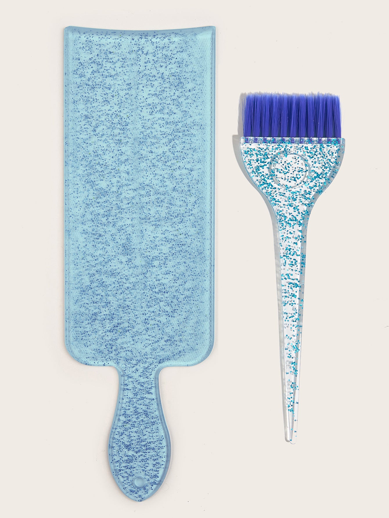 Accessoires de maquillage de brosse de traitement de coloration de ménage de teinture de cristal