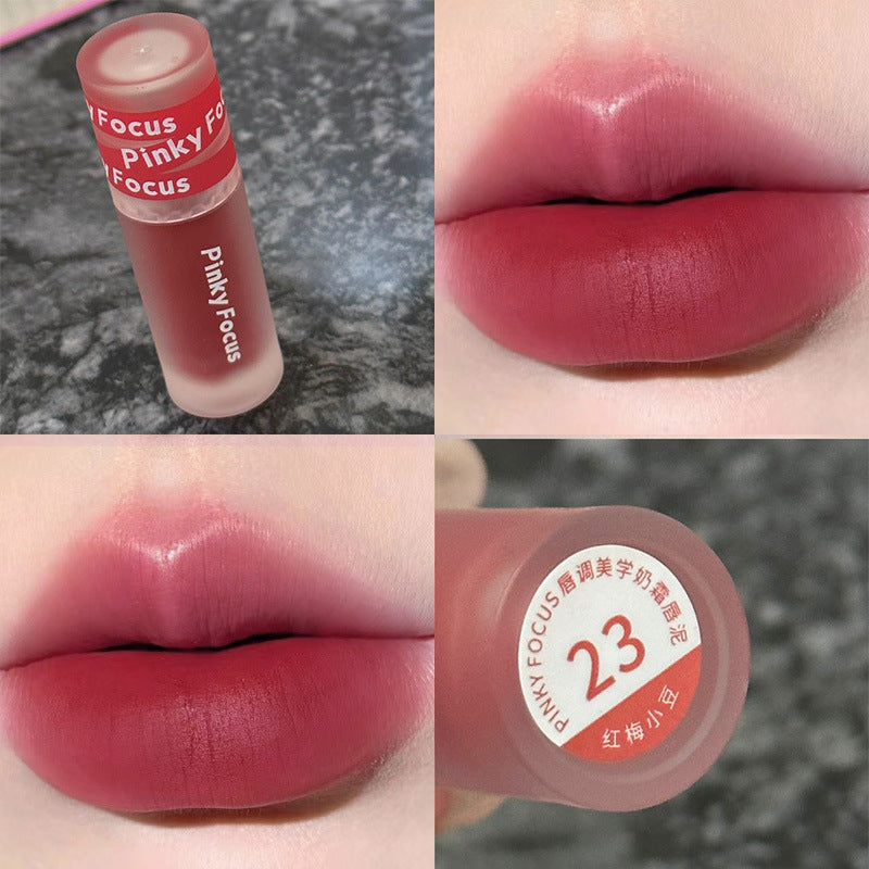 Gloss à lèvres Veet Milk Cream Mud Color Lacquer pour femme