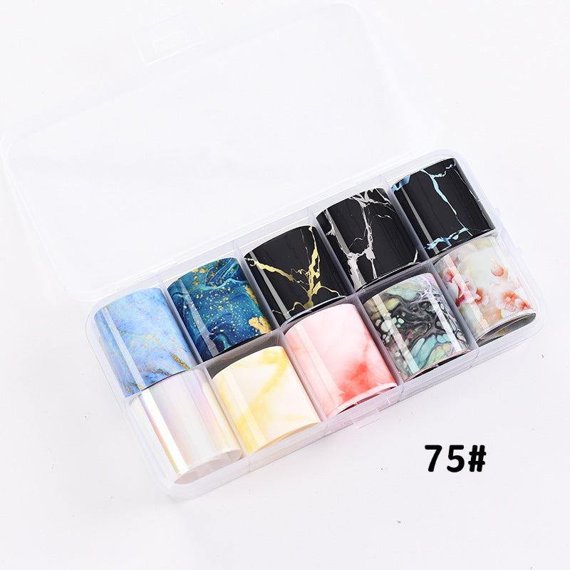 Suit Plaid Snake Leopard Flower Fluorescent Nail Stickers