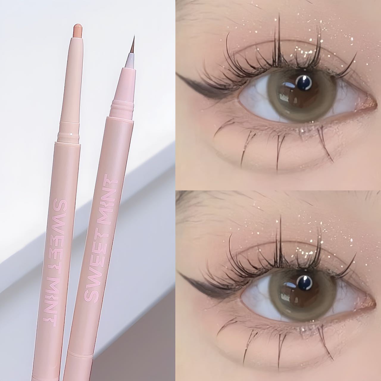 Double-headed Shadow Pen Matte Highlight Brightening Outline Down Eyeliner