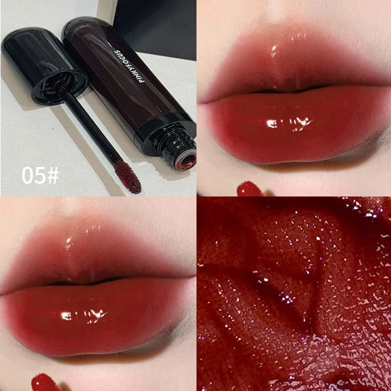 Gloss à lèvres laqué, nourrissant, hydratant, imperméable, sans taches