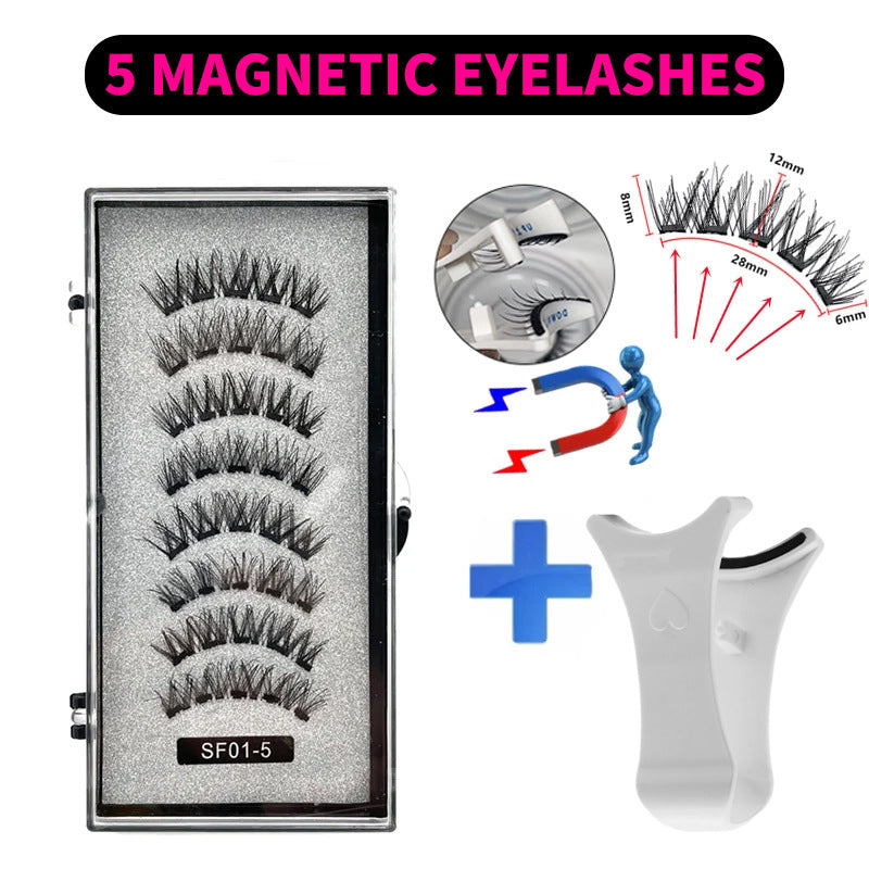 Series Magnetic Eyelashes Natural Simulation Curling False Lashes