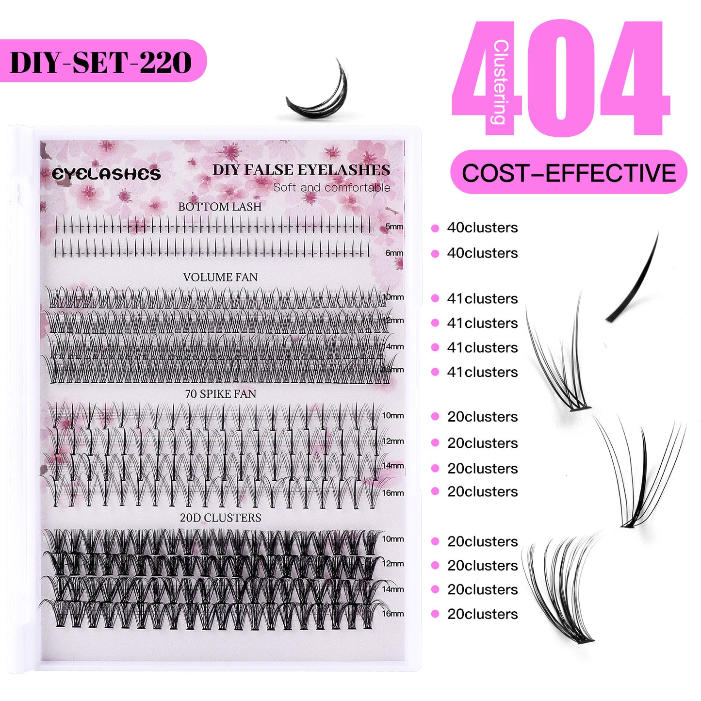 Capacity Eyelashes Lower Little Devil Single False Lashes