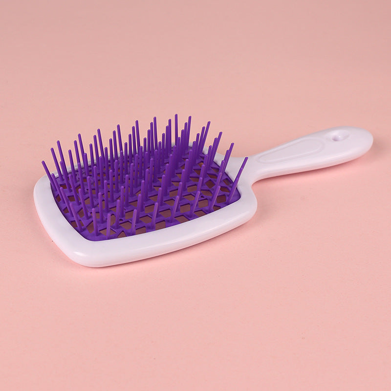 Brosses et peignes de massage pour cheveux secs et humides en nid d'abeille creux