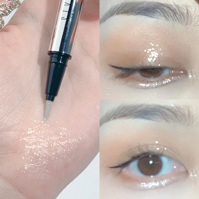 Pour estomper une seule pièce en formant un eye-liner doux