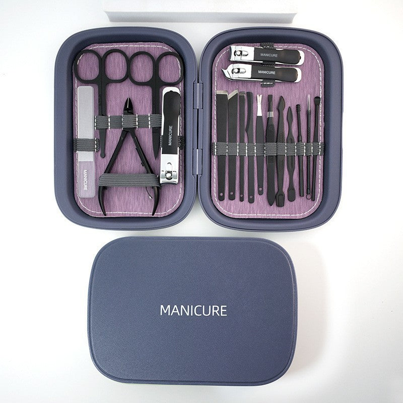 Kit de manucure Clippers Suit avec ensemble d'outils pour les ongles