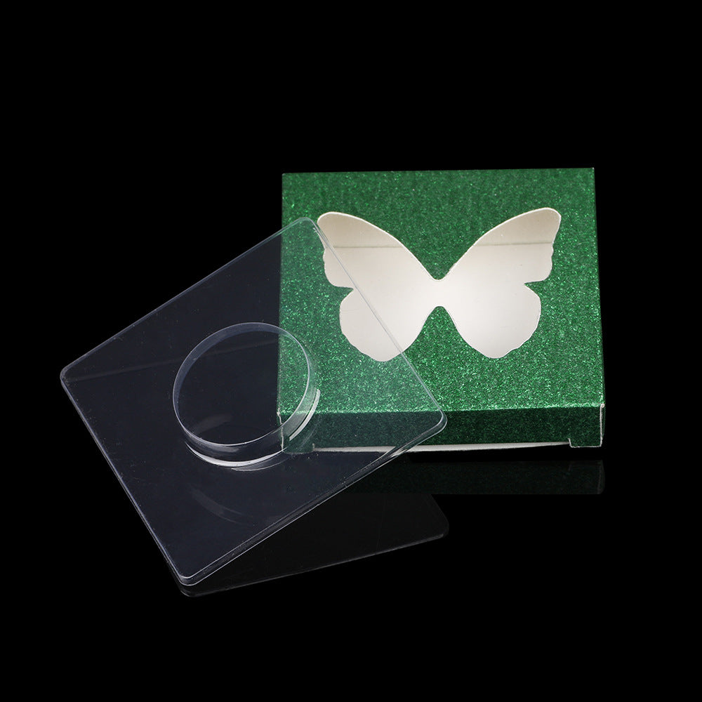 Hollow Eyelash Box Color Square Packaging Makeup Accessories