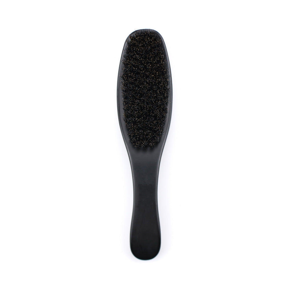 Men's Beard Brush Large Curved Bristle Mixed Nylon Oil Makeup Accessories