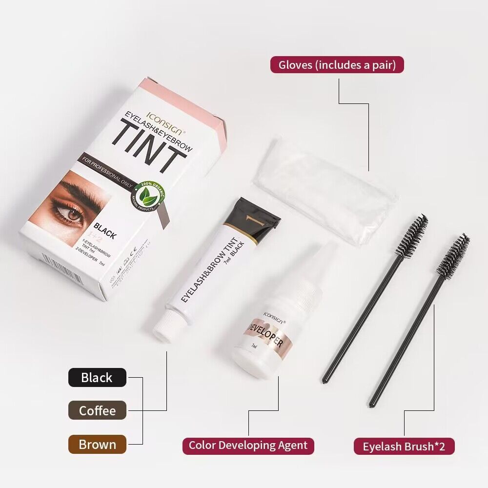 Crème pour sourcils, mascara teinté et imperméable, accessoires de maquillage