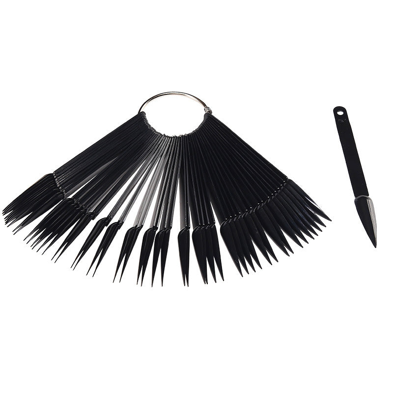 Branch Salon Tip Fan-shaped Color Palette Nail Care Nail Art