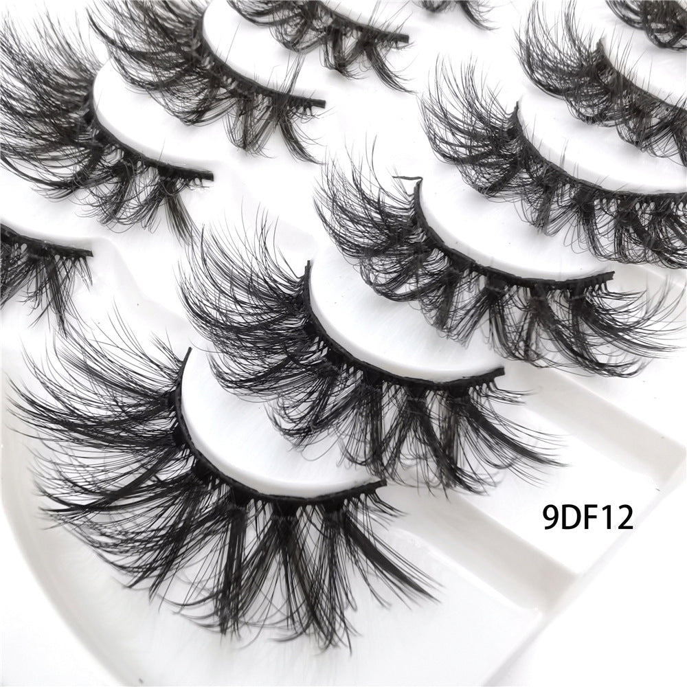 Eyelash Russian Fried Eyelashes Messy Curly Fluffy Pairs Chemical False Lashes