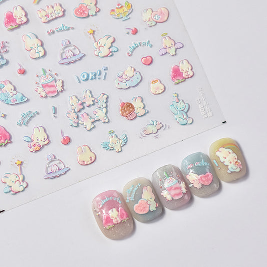 Shell Light Stationery Phone Case Cute Nail Stickers