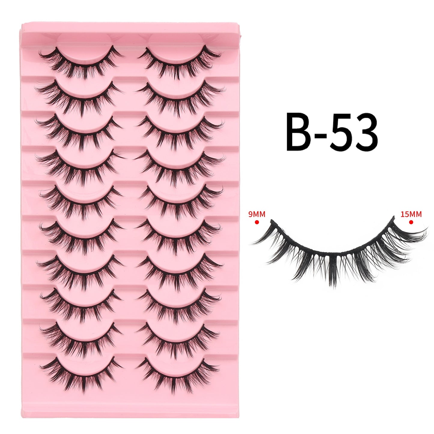 Of Little Devil Eyelashes Natural Hard False Lashes