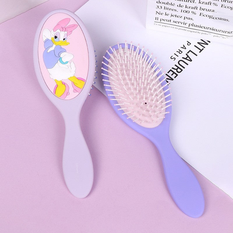 Women's Disney Airbag Massage Cute Curly Long Hair Brushes & Combs