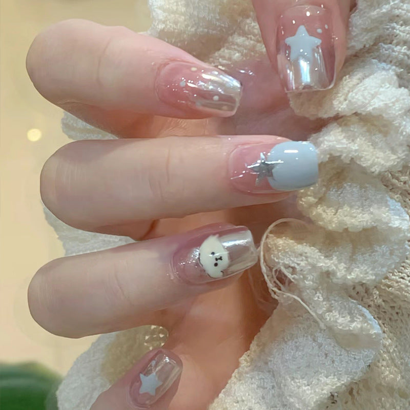 French Entry Lux Style Long Line Nail Stickers