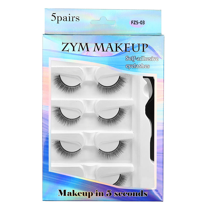 Self-adhesive Eyelashes Multiple Options Novice Adhesive False Lashes