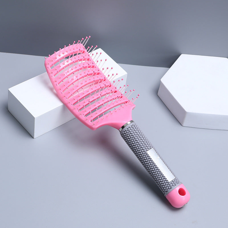 Brosses et peignes pour cheveux bouclés, creux et courbés, pour coiffure moelleuse